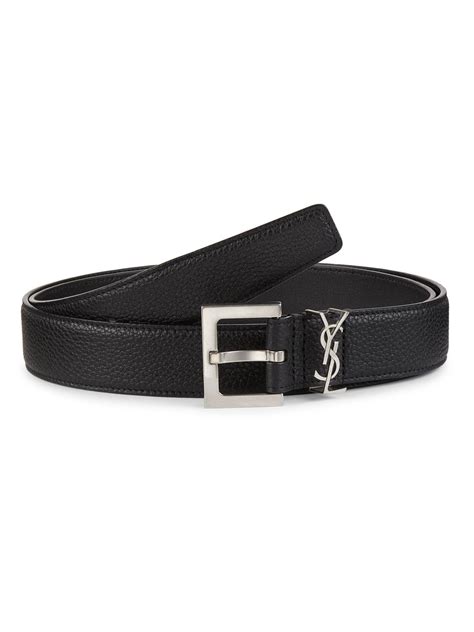 ysl monogram belt mens